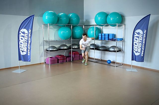 Photo of Alternate Leg Diagonal Bound exercise