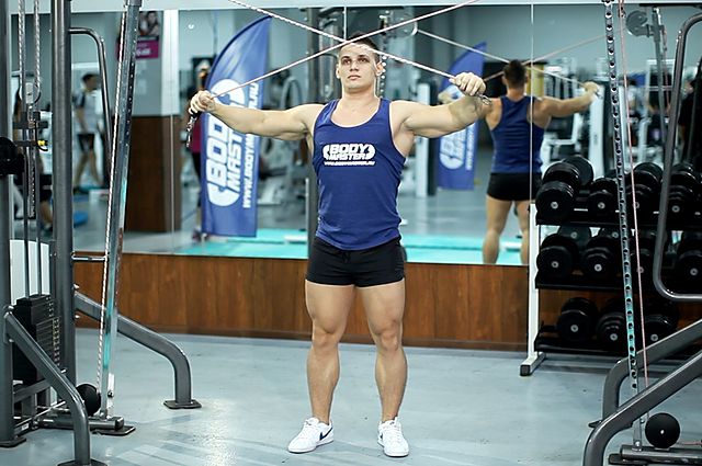 Photo of Cable Rear Delt Fly exercise