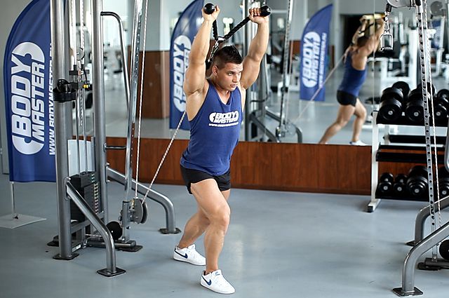 Photo of Triceps Overhead Extension with Rope exercise
