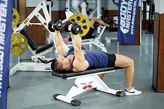 Dumbbell Tricep Extension -Pronated Grip