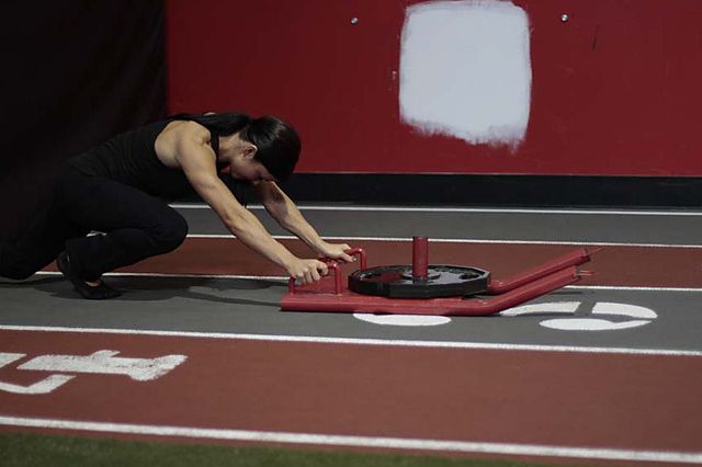 Photo of Sled Push exercise