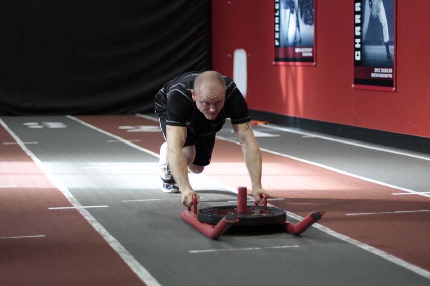 Exercise Sled Push