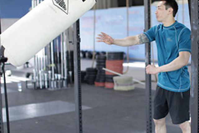Photo of Heavy Bag Thrust exercise