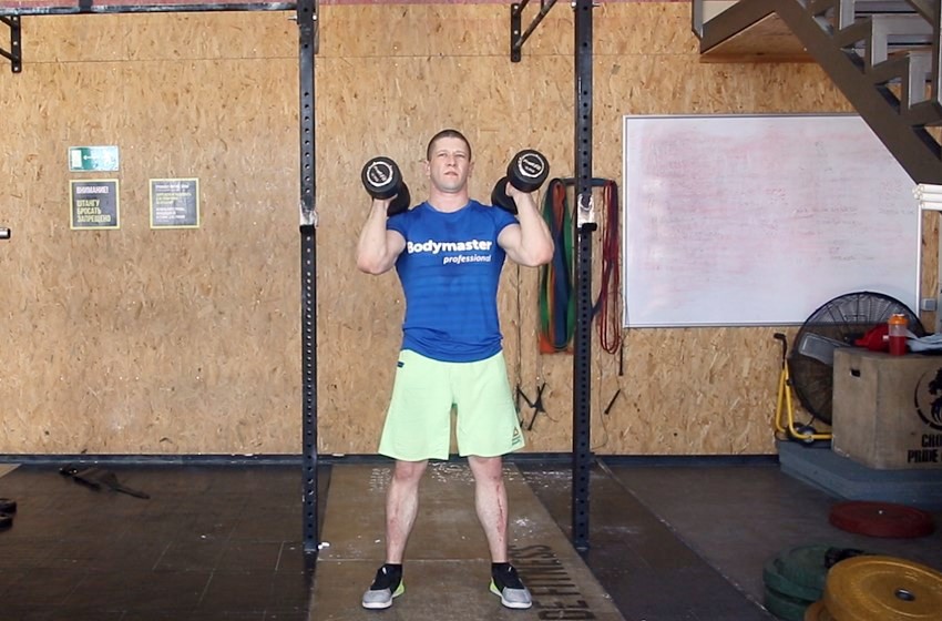 Exercise The Dumbbell Push Jerk