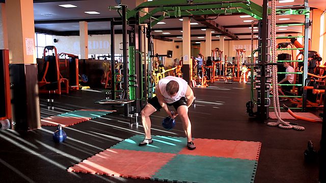 Photo of Kettlebell Figure 8  exercise