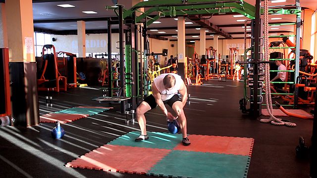 Photo of Kettlebell Figure 8  exercise
