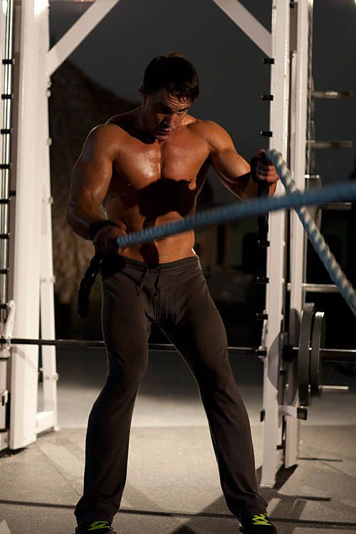 Photo of Battling Ropes exercise