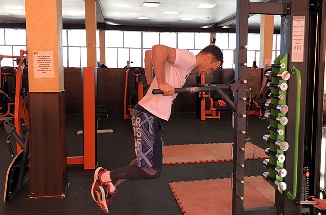 Photo of Dips - Chest Version exercise