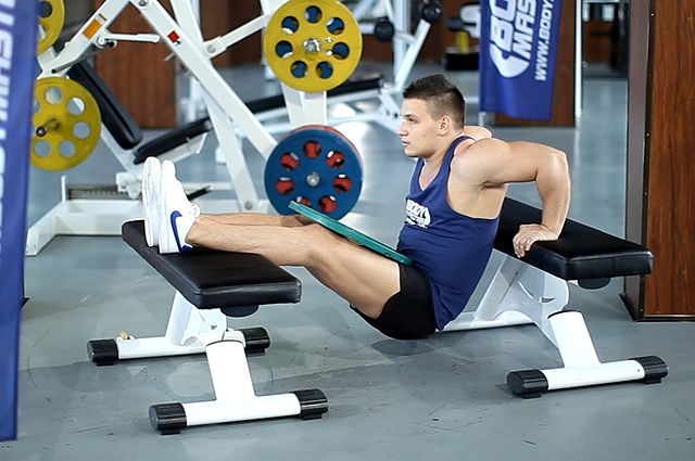 Photo of Weighted Bench Dip exercise