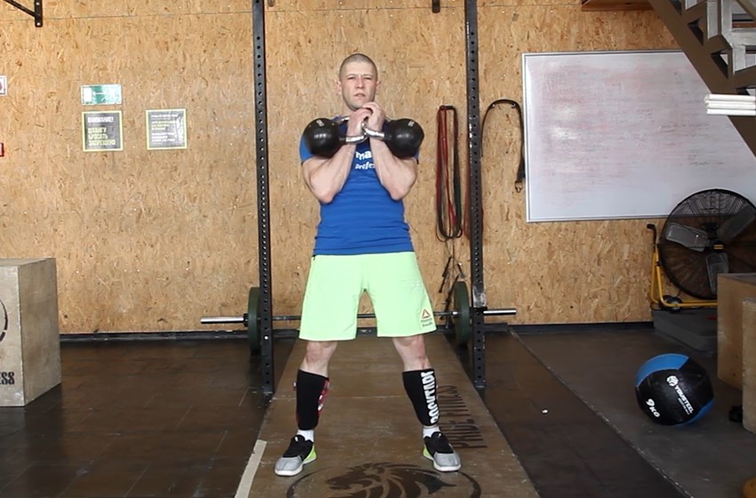 Exercise Two-Arm Kettlebell Clean