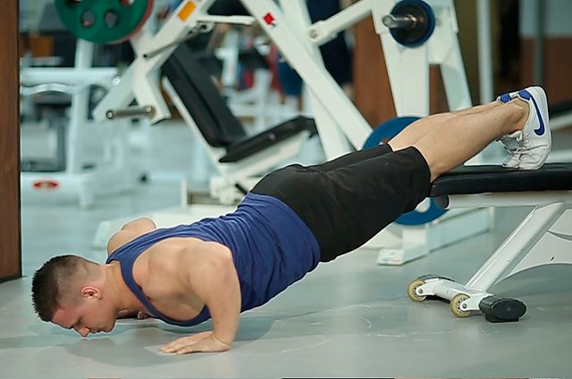Photo of Push-Ups With Feet Elevated exercise