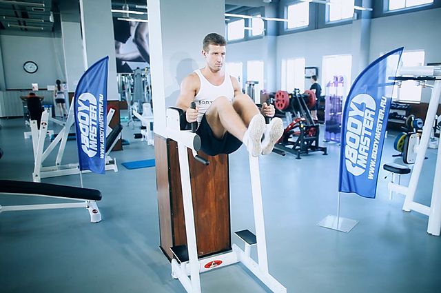 Photo of Knee/Hip Raise On Parallel Bars exercise