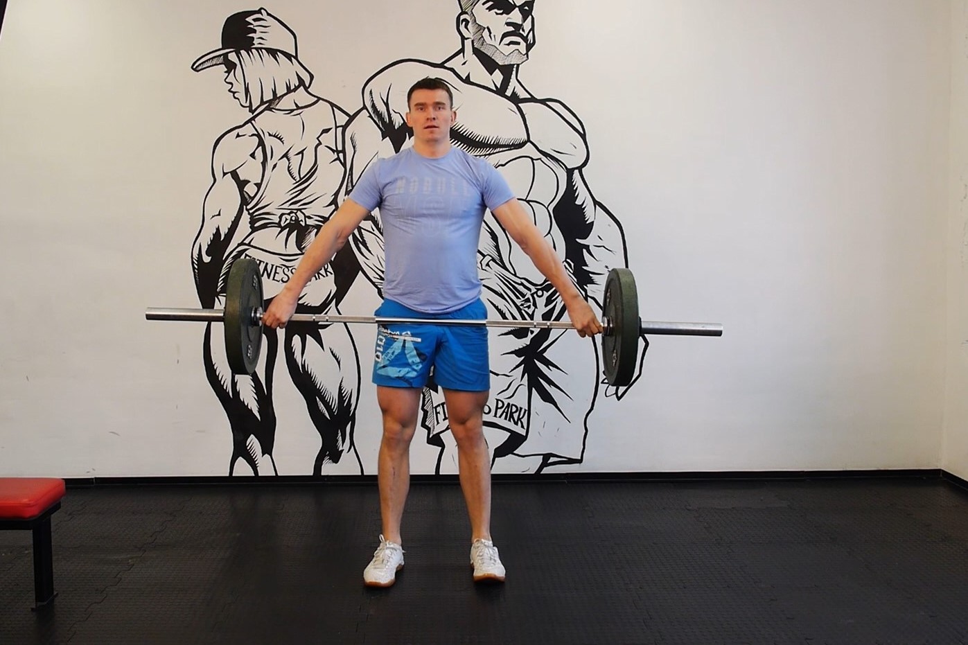 Exercise Power Snatch from knees