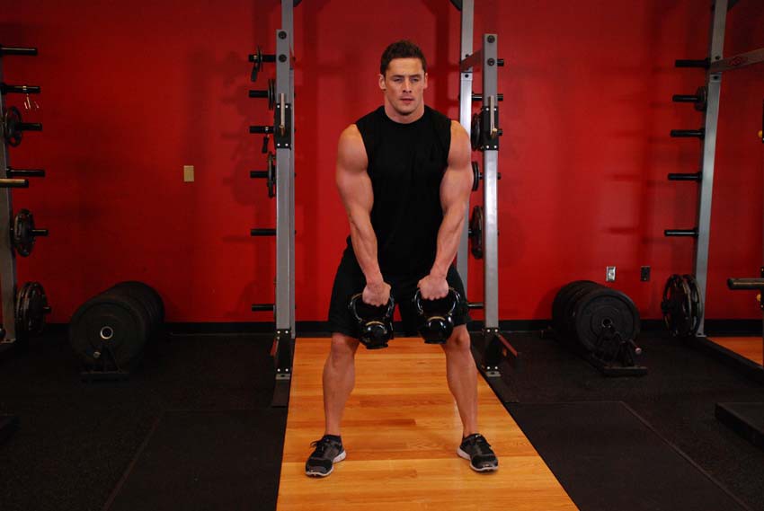 Exercise Double Kettlebell Alternating Hang Clean