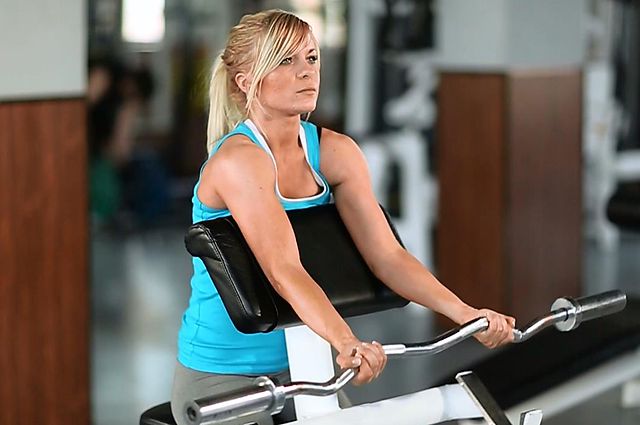 Photo of Preacher Curl exercise