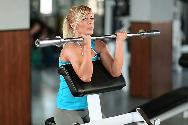 Photo of Preacher Curl exercise