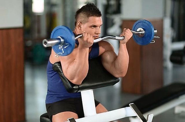 Photo of Preacher Curl exercise