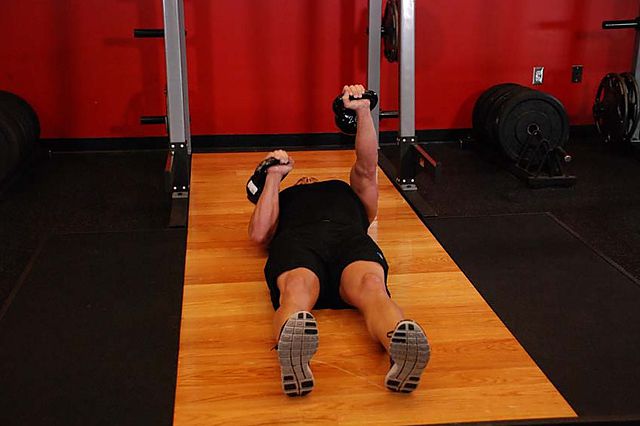 Photo of Alternating Floor Press  exercise