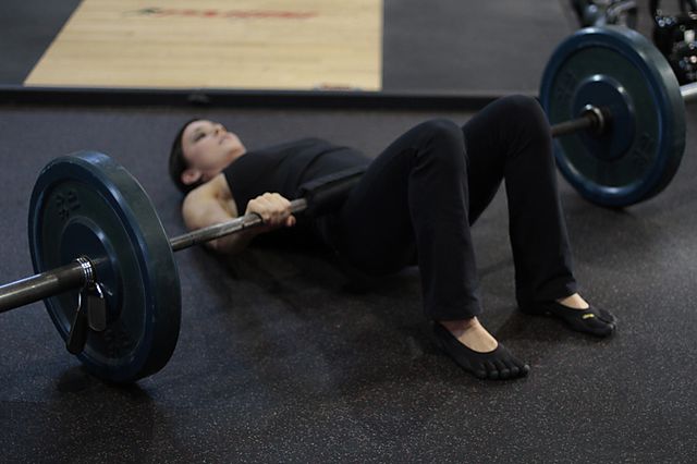 Photo of Barbell Glute Bridge exercise