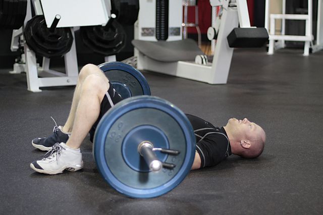 Photo of Barbell Glute Bridge exercise