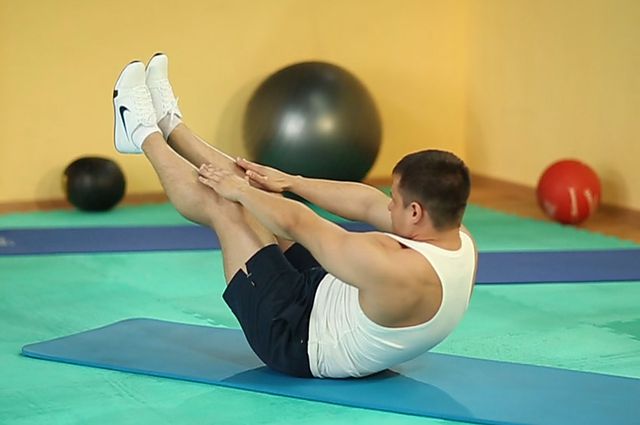 Photo of Jackknife Sit-Up exercise
