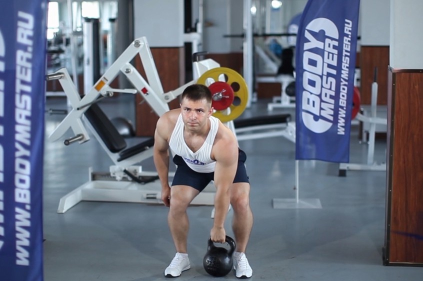 Exercise Kettlebell Dead Clean