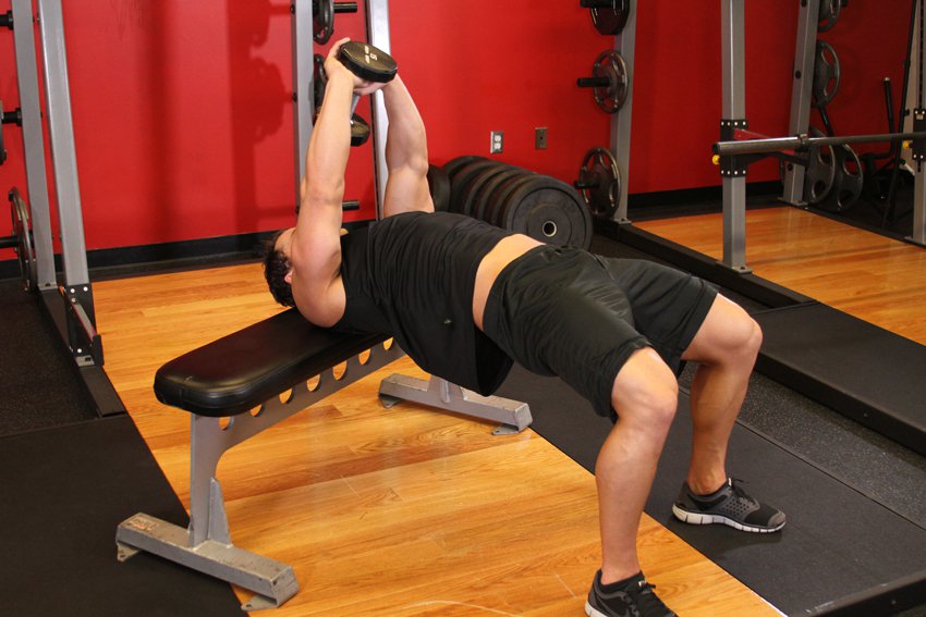 Exercise Bent-Arm Dumbbell Pullover