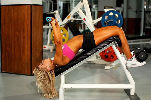 Photo of Wide-Grip Decline Barbell Pullover exercise