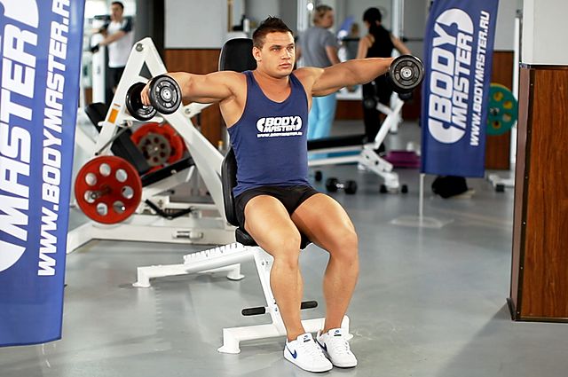 Photo of Seated Side Lateral Raise exercise