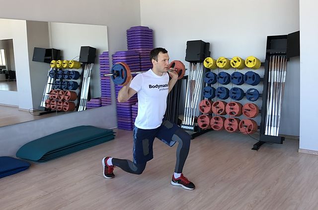 Photo of Barbell Lunge exercise