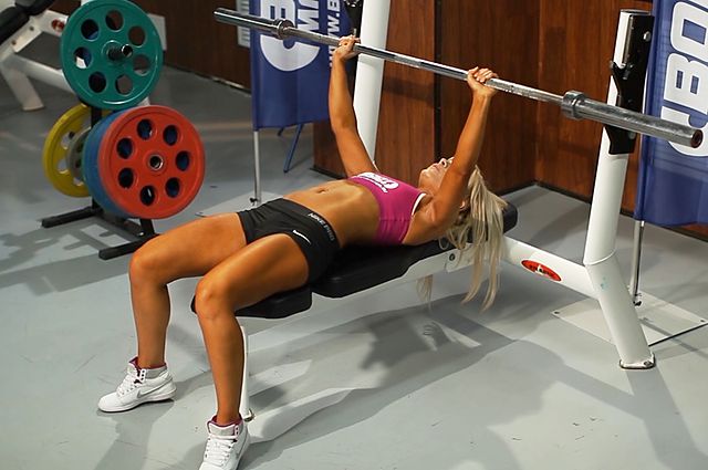 Photo of Barbell Guillotine Bench Press  exercise