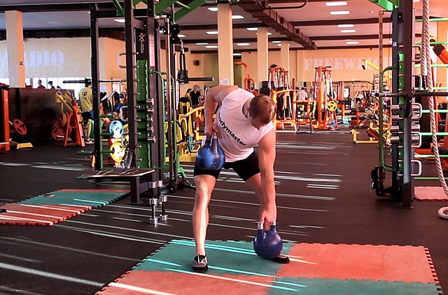 Photo of Alternating Kettlebell Row  exercise