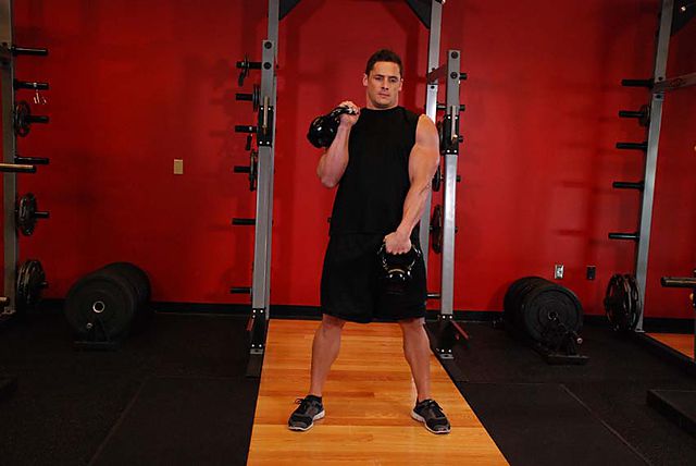 Photo of Alternating Hang Clean  exercise