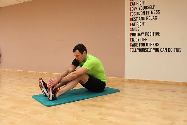 Photo of Seated Calf Stretch  exercise