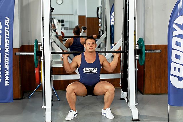 Photo of Smith Machine Squat exercise