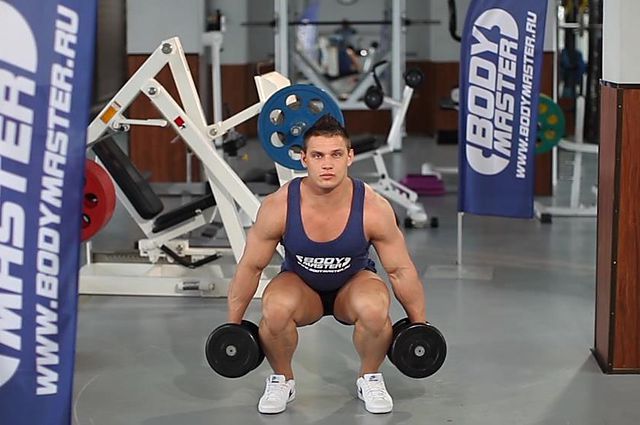 Photo of Dumbbell Squat exercise