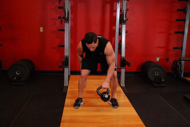 Photo of Kettlebell Figure 8 exercise