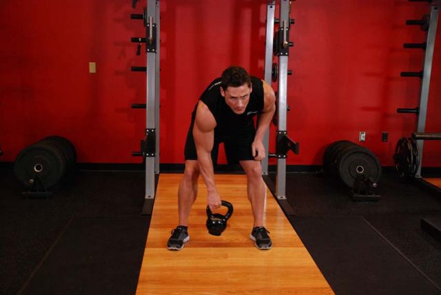 Photo of Kettlebell Figure 8 exercise