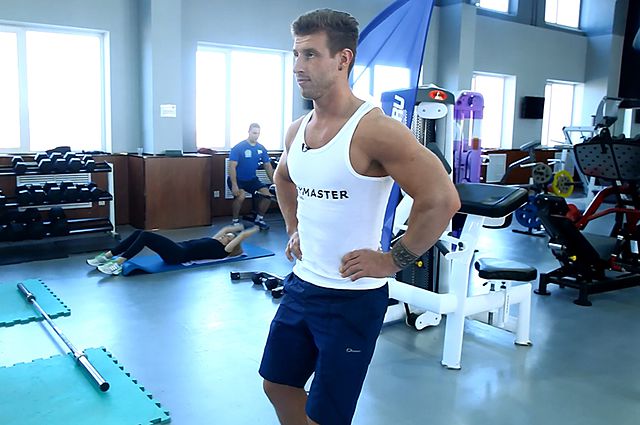 Photo of Standing Pelvic Tilt exercise