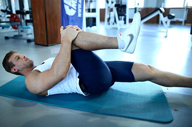 Photo of One Knee To Chest exercise