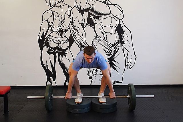 Photo of Romanian Deadlift from Deficit  exercise