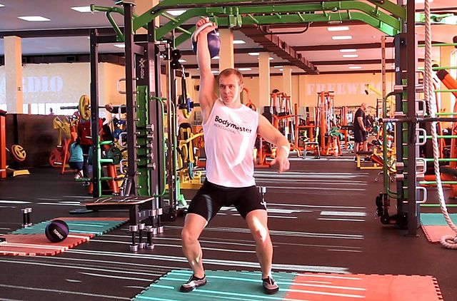 Photo of One-Arm Kettlebell Snatch  exercise