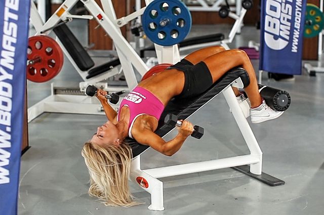 Photo of Decline Dumbbell Flyes  exercise