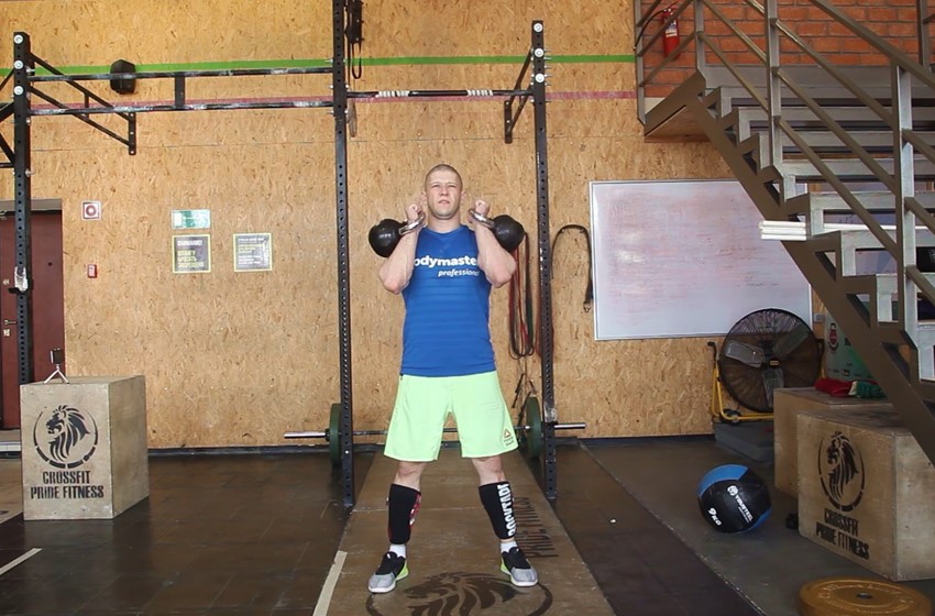 Exercise Double Kettlebell Push Press