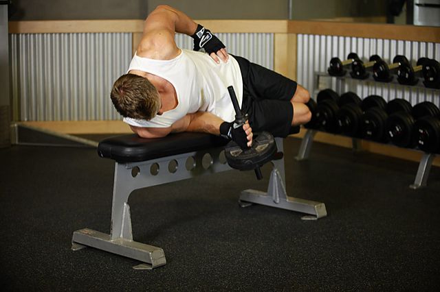 Photo of Dumbbell Lying Supination  exercise