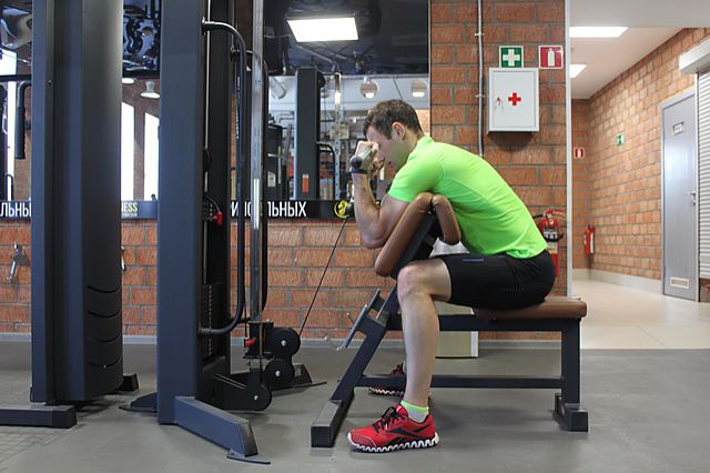 Photo of Cable Preacher Curl exercise