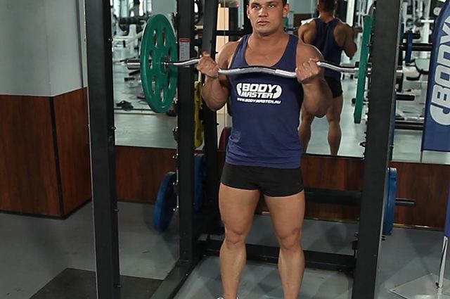 Photo of Close-Grip EZ Bar Curl exercise