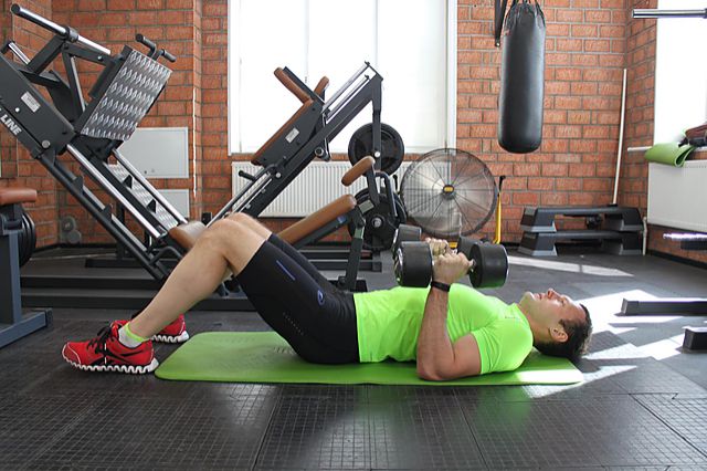 Photo of Dumbbell Floor Press  exercise