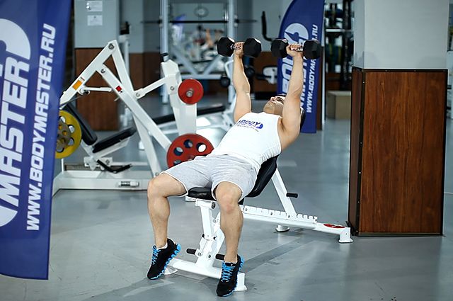 Photo of Incline Dumbbell Press exercise