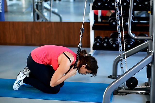 Photo of Cable Crunch  exercise
